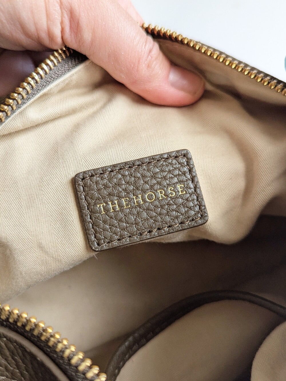 The Horse - Mini Lou Bag - Khaki - Picture 6 of 7